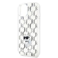 Karl Lagerfeld KARL LAGERFELD etui za IPHONE 15 KLHCP15SHNCMKLT (Monogram) transparenten