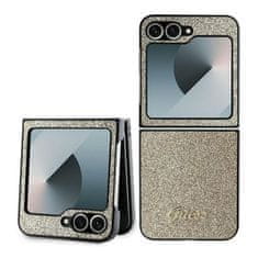 Guess GUESS etui za SAMSUNG Z Flip 6 GUHCZF6HGGSHD (HC PU 4G Glitter Script) zlati