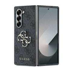 Guess GUESS etui za SAMSUNG Z Fold 6 GUHCZFD64GMGGR (PU 4G usnje s kovinskim logotipom) črn