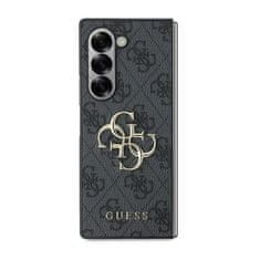 Guess GUESS etui za SAMSUNG Z Fold 6 GUHCZFD64GMGGR (PU 4G usnje s kovinskim logotipom) črn