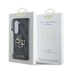 Guess GUESS etui za SAMSUNG Z Fold 6 GUHCZFD64GMGGR (PU 4G usnje s kovinskim logotipom) črn