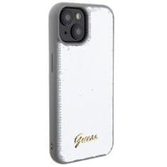 Guess GUESS etui za IPHONE 13 / 14 / 15 GUHCP15SPSFDGSS (Sequin Script Metal) srebrn