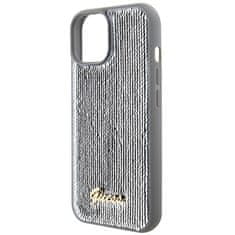 Guess GUESS etui za IPHONE 13 / 14 / 15 GUHCP15SPSFDGSS (Sequin Script Metal) srebrn