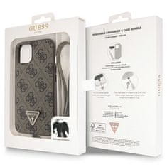 Guess GUESS etui za IPHONE 13 / 14 / 15 GUHCP14SP4TDSCPW (Crossbody 4G Metal Logo) rjav