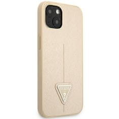 Guess GUESS etui za IPHONE 13 / 14 / 15 GUHCP14SPSATLE (SaffianoTriangle Logo) beige