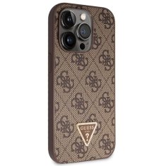 Guess GUESS etui za IPHONE 14 Pro GUHCP14LP4TDSCPW (Crossbody 4G Metal Logo), rjav