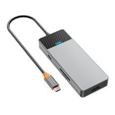 WiWU WiWU - HUB A721HD USB3.1x2+PD(100W)+USB-C(3.1)+SD/TF(3.0)+HDMI (4K60HZ)