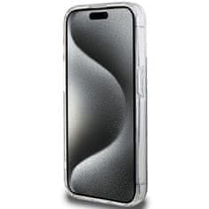 Guess GUESS etui za IPHONE 15 Pro Max združljiv z MagSafe GUHMP15XHGCUSTGK (IML GCUBE) črn