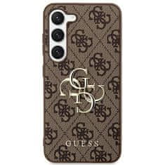 Guess GUESS etui za SAMSUNG S24 GUHCS24S4GMGBR (Usnje 4G Kovinski logotip) rjav