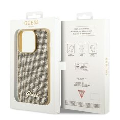 Guess GUESS etui za IPHONE 14 Pro Max GUHCP14XPMSDGSD (Disco Script Metal) Gold