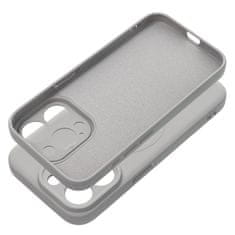 OEM Silikonski ovitek MAG COVER združljiv z MagSafe za IPHONE 15 Pro titanium grey