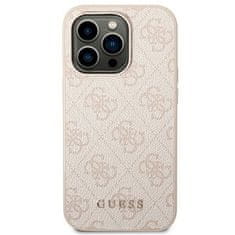 Guess GUESS etui za IPHONE 14 Pro Max GUHCP14XG4GFPI (4G Gold Logo) roza