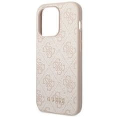 Guess GUESS etui za IPHONE 14 Pro Max GUHCP14XG4GFPI (4G Gold Logo) roza