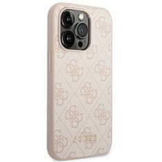 Guess GUESS etui za IPHONE 14 Pro Max GUHCP14XG4GFPI (4G Gold Logo) roza