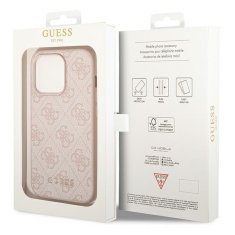 Guess GUESS etui za IPHONE 14 Pro Max GUHCP14XG4GFPI (4G Gold Logo) roza