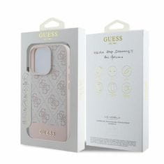 Guess GUESS etui za IPHONE 16 Pro GUHCP16LG4GLPI (4G PU Bottom Stripe) roza