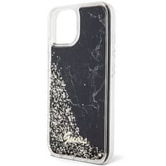 Guess GUESS etui za IPHONE 13 / 14 / 15 GUHCP14SLCSGSGK (Liquid Glitter Marble) black