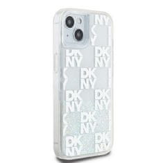 DKNY DKNY etui za IPHONE 15 DKHCP15SLCPEPT (DKNY HC Liquid Glitters W/Checkered Pattern) white