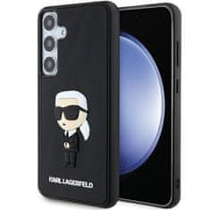 Karl Lagerfeld KARL LAGERFELD etui za SAMSUNG S24 Plus KLHCS24M3DRKINK (3D RUBBER IKONIK NFT) črn