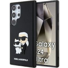 Karl Lagerfeld KARL LAGERFELD etui za SAMSUNG S24 Ultra KLHCS24L3DRKCNK (3D RUBBER KC NFT) črn