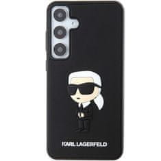 Karl Lagerfeld KARL LAGERFELD etui za SAMSUNG S24 Plus KLHCS24M3DRKINK (3D RUBBER IKONIK NFT) črn