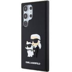 Karl Lagerfeld KARL LAGERFELD etui za SAMSUNG S24 Ultra KLHCS24L3DRKCNK (3D RUBBER KC NFT) črn