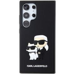 Karl Lagerfeld KARL LAGERFELD etui za SAMSUNG S24 Ultra KLHCS24L3DRKCNK (3D RUBBER KC NFT) črn