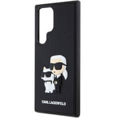 Karl Lagerfeld KARL LAGERFELD etui za SAMSUNG S24 Ultra KLHCS24L3DRKCNK (3D RUBBER KC NFT) črn