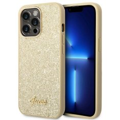 Guess GUESS etui za IPHONE 14 Pro Max GUHCP14XHGGSHD (Glitter Flakes Script Metal Logo) zlato