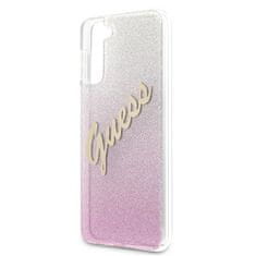 Guess GUESS etui za SAMSUNG S21 Plus GUHCS21MPCUGLSPI (Glitter Gradient Script) roza