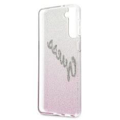 Guess GUESS etui za SAMSUNG S21 Plus GUHCS21MPCUGLSPI (Glitter Gradient Script) roza