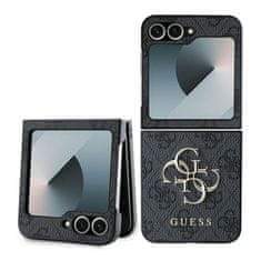 Guess GUESS etui za SAMSUNG Z Flip 6 GUHCZF64GMGGR (PU 4G Leather Metal Logo) black