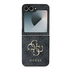 Guess GUESS etui za SAMSUNG Z Flip 6 GUHCZF64GMGGR (PU 4G Leather Metal Logo) black