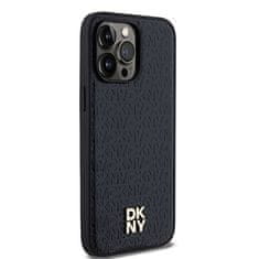 DKNY DKNY etui za IPHONE 14 Pro Max združljiv z MagSafe DKHMP14XPSHRPSK (DKNY HC MagSafe Pu Repeat Pattern W/Stack Logo) black