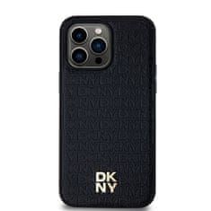 DKNY DKNY etui za IPHONE 14 Pro Max združljiv z MagSafe DKHMP14XPSHRPSK (DKNY HC MagSafe Pu Repeat Pattern W/Stack Logo) black