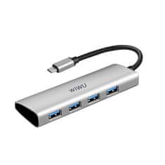 WiWU WiWU - HUB Alpha A440 Pro USB C na 4x USB3.0