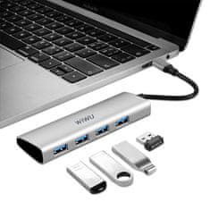 WiWU WiWU - HUB Alpha A440 Pro USB C na 4x USB3.0