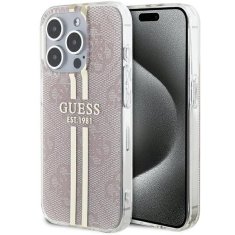 Guess GUESS etui za IPHONE 14 Pro Max GUHCP14XH4PSEGP (4G Gold Stripe) roza