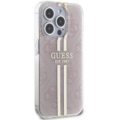 Guess GUESS etui za IPHONE 14 Pro Max GUHCP14XH4PSEGP (4G Gold Stripe) roza