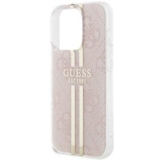 Guess GUESS etui za IPHONE 14 Pro Max GUHCP14XH4PSEGP (4G Gold Stripe) roza