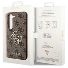 Guess GUESS etui za SAMSUNG S23 FE GUHCS23FE4GMGBR (Big Metal Logo) rjav