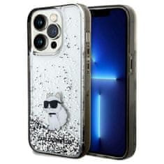 Karl Lagerfeld KARL LAGERFELD etui za IPHONE 14 Pro KLHCP14LLKCNSK (Liquid Glitter C) transparenten