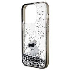 Karl Lagerfeld KARL LAGERFELD etui za IPHONE 14 Pro KLHCP14LLKCNSK (Liquid Glitter C) transparenten