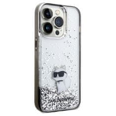 Karl Lagerfeld KARL LAGERFELD etui za IPHONE 14 Pro KLHCP14LLKCNSK (Liquid Glitter C) transparenten