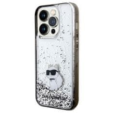 Karl Lagerfeld KARL LAGERFELD etui za IPHONE 14 Pro KLHCP14LLKCNSK (Liquid Glitter C) transparenten