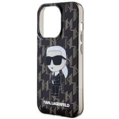 Karl Lagerfeld KARL LAGERFELD etui za IPHONE 15 Pro Max KLHCP15XHNKMKLK (Ikonik Monogram) black