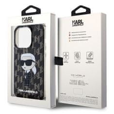 Karl Lagerfeld KARL LAGERFELD etui za IPHONE 15 Pro Max KLHCP15XHNKMKLK (Ikonik Monogram) black