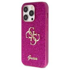 Guess GUESS etui za IPHONE 15 Pro GUHCP15LHG4SGU (Fixed Glitter Big 4G) vijolična