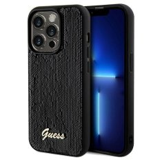 Guess GUESS etui za IPHONE 14 Pro GUHCP14LPSFDGSK (Sequin Script Metal) black