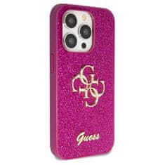 Guess GUESS etui za IPHONE 15 Pro GUHCP15LHG4SGU (Fixed Glitter Big 4G) vijolična